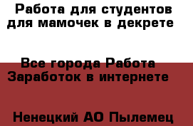 Работа для студентов,для мамочек в декрете. - Все города Работа » Заработок в интернете   . Ненецкий АО,Пылемец д.